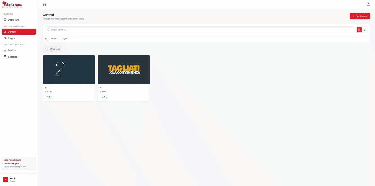 Delete Content